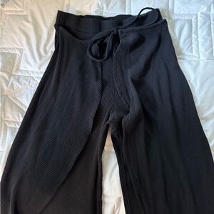 Free people beach baggy front tie sweatpants